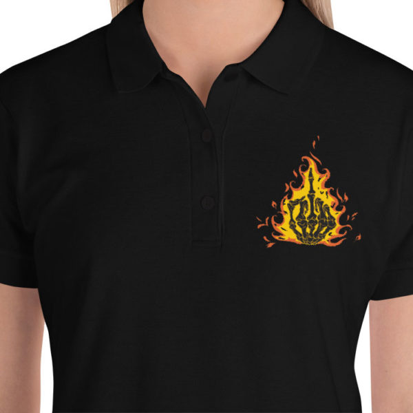 Tom's finger women's polo shirt